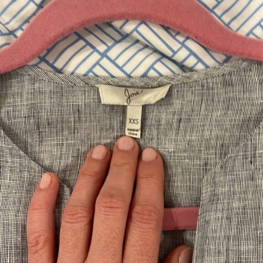 Joie XXS Rathana C Linen dress - gray - Picture 5 of 16